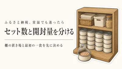 ふるさと納税の常温レトルト・缶詰でレビュー数が多い返礼品5選｜一人暮らしの保管量・食べ切りを比較