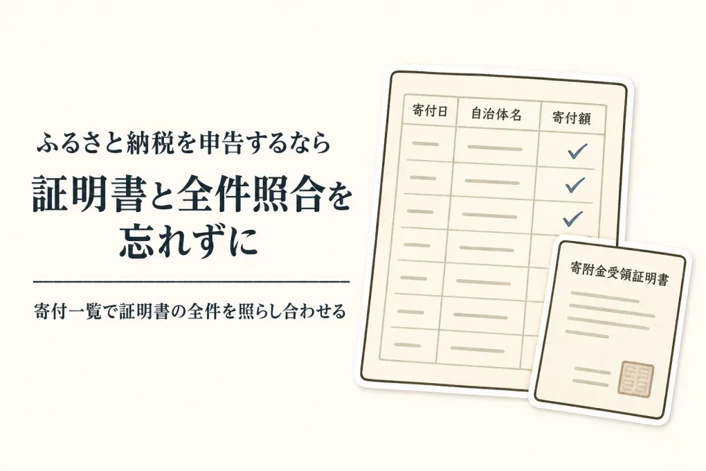 ふるさと納税の確定申告前チェックリスト｜残す書類とe-Taxの申告手順