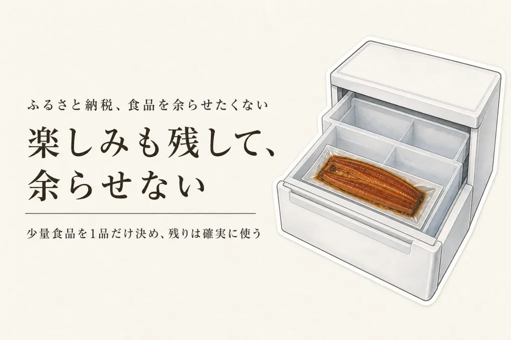 ふるさと納税の少量食品を1品だけ選ぶ｜一人暮らしでも余らせず楽しむ方法